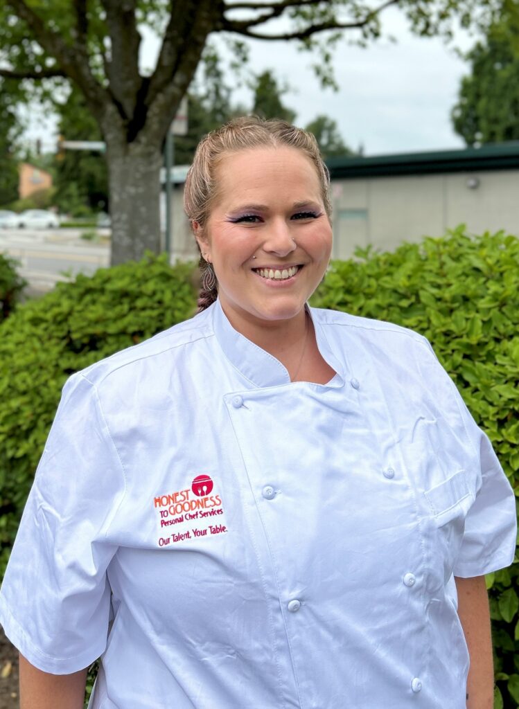 Chef Marissa Finch of Honest to Goodness Personal Chef Services in western Washington State