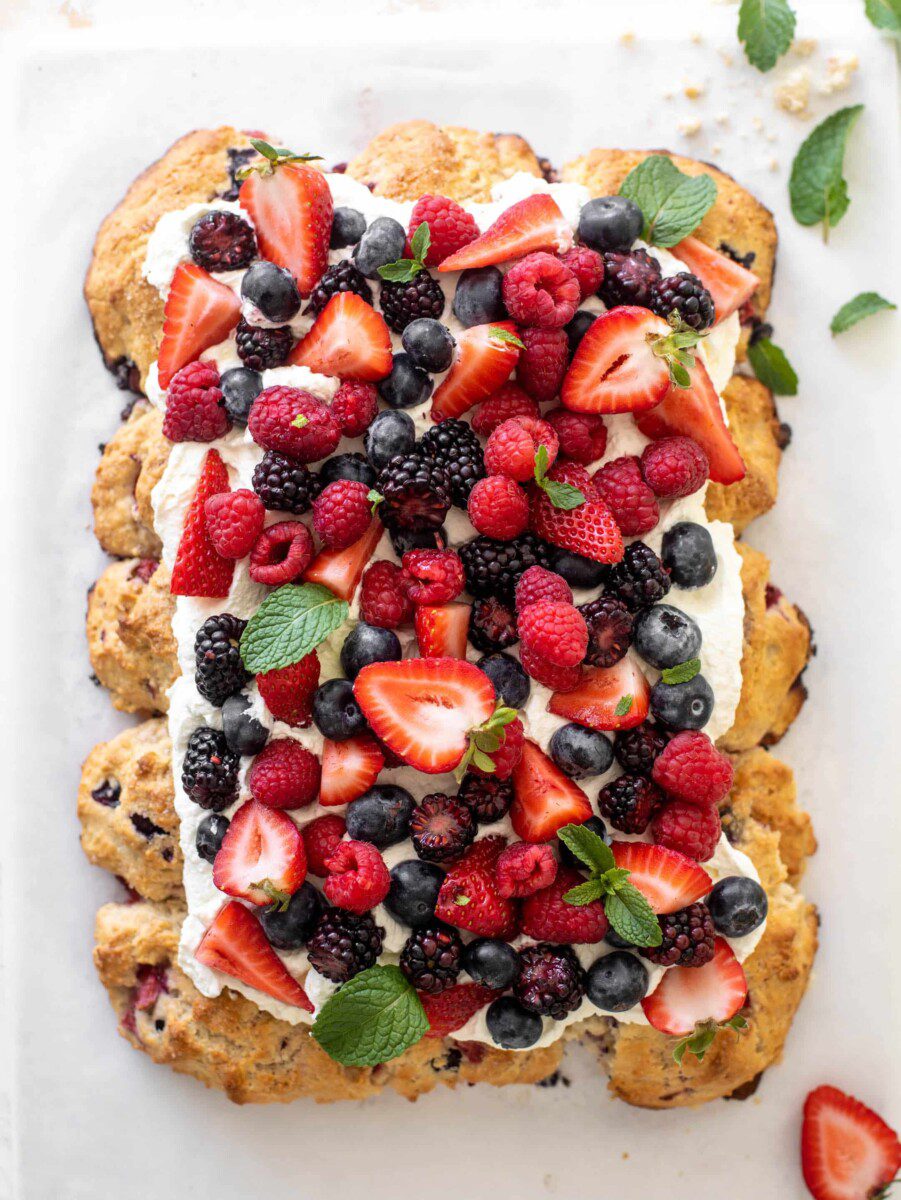 Berry Sheet Pan Shortcake